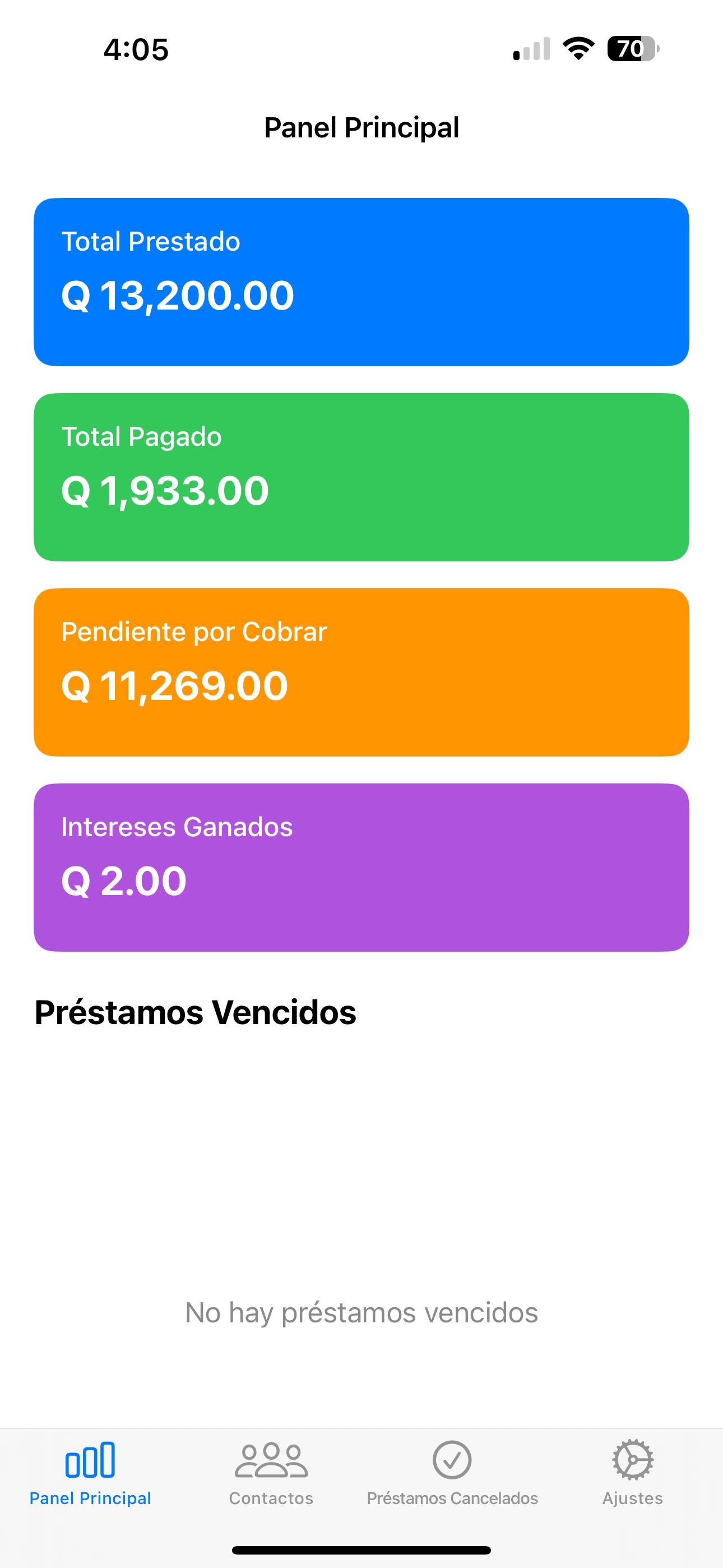 OweManager app mostrando pantalla principal en iPhone y Android